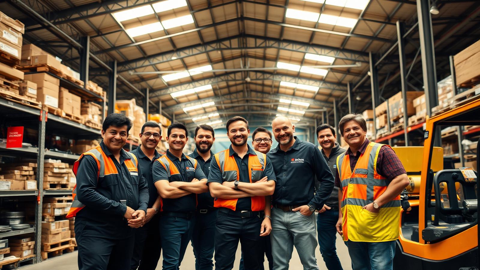 Power Auto Parts warehouse team in Warren, Michigan